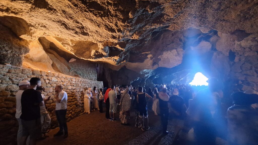 Inside Hercules Cave at Cape Spartel, Tangier Morocco